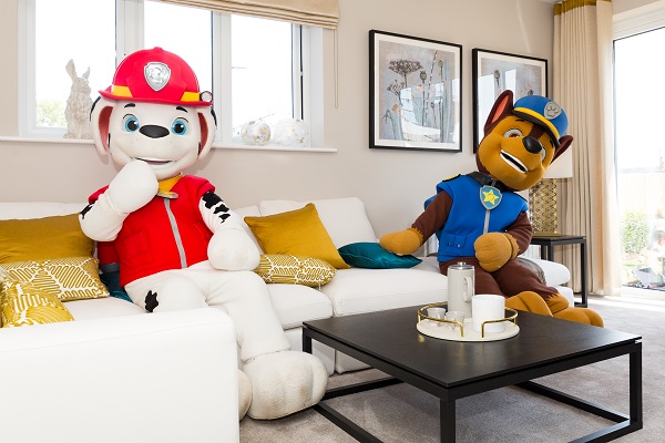 Peterborough house-hunters enjoy launch of new show homes–with kids’ TV characters
